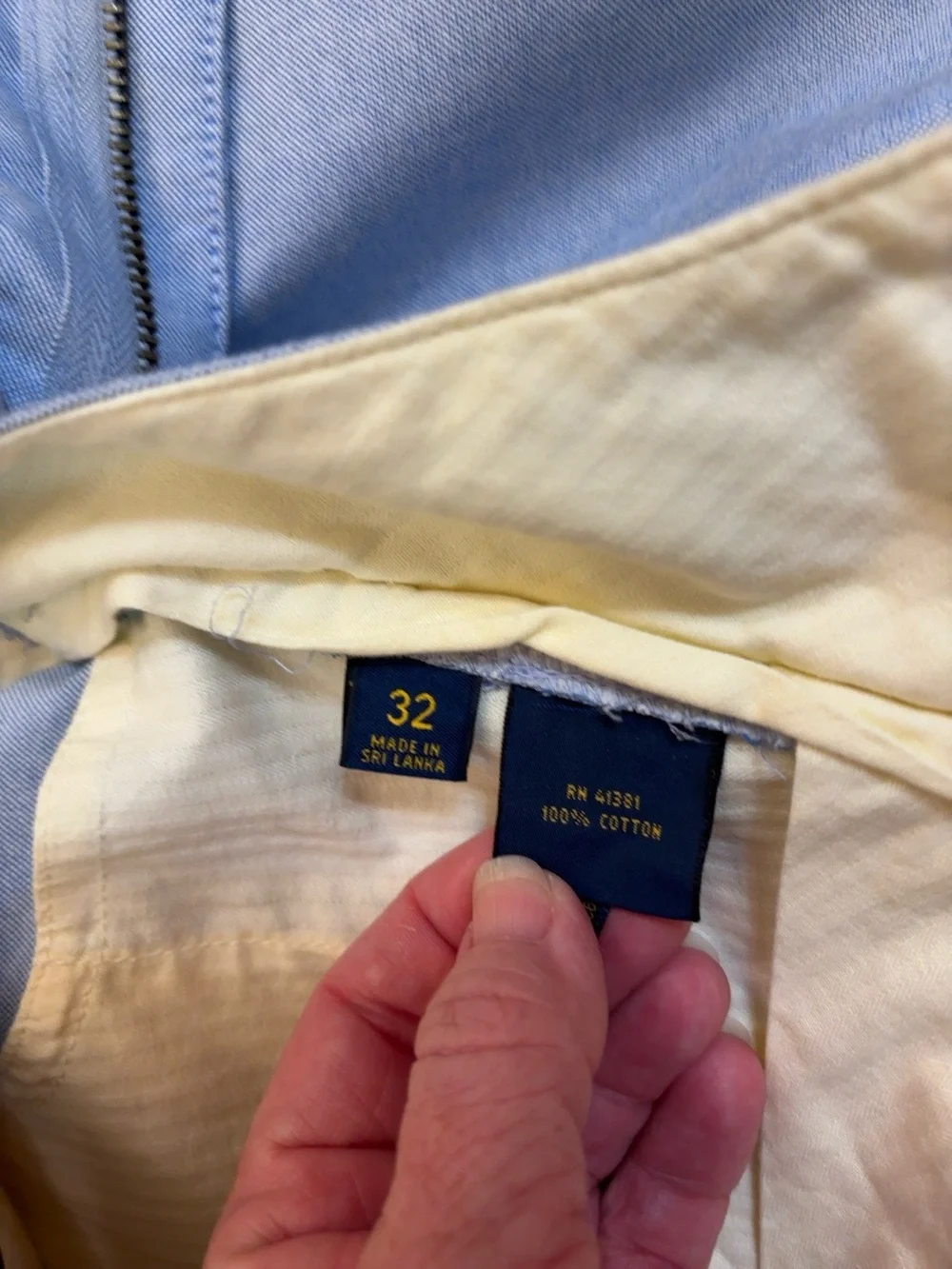 Polo Ralph Lauren Classic Fit Flat Front Shorts Men’s Size 32 Light Blue Preppy